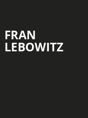 Fran Lebowitz, Schermerhorn Symphony Center, Nashville