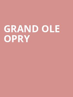 Grand Ole Opry Poster