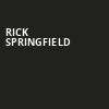 Rick Springfield, Ryman Auditorium, Nashville