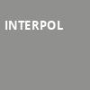 Interpol, The Blue Room, Nashville